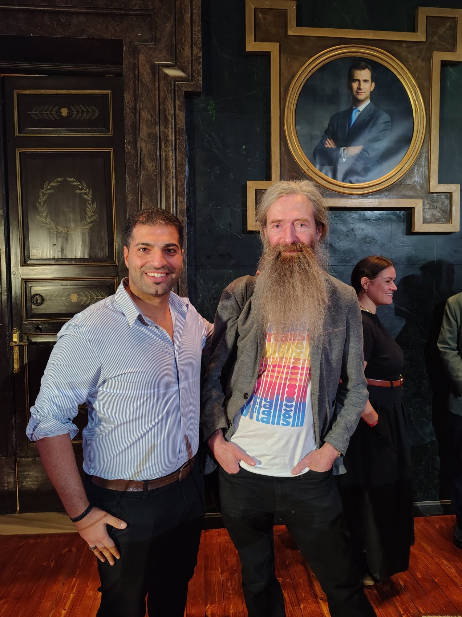 MSc. Siwar Ala with Dr. Aubrey de Grey — Longevity Science Pioneer