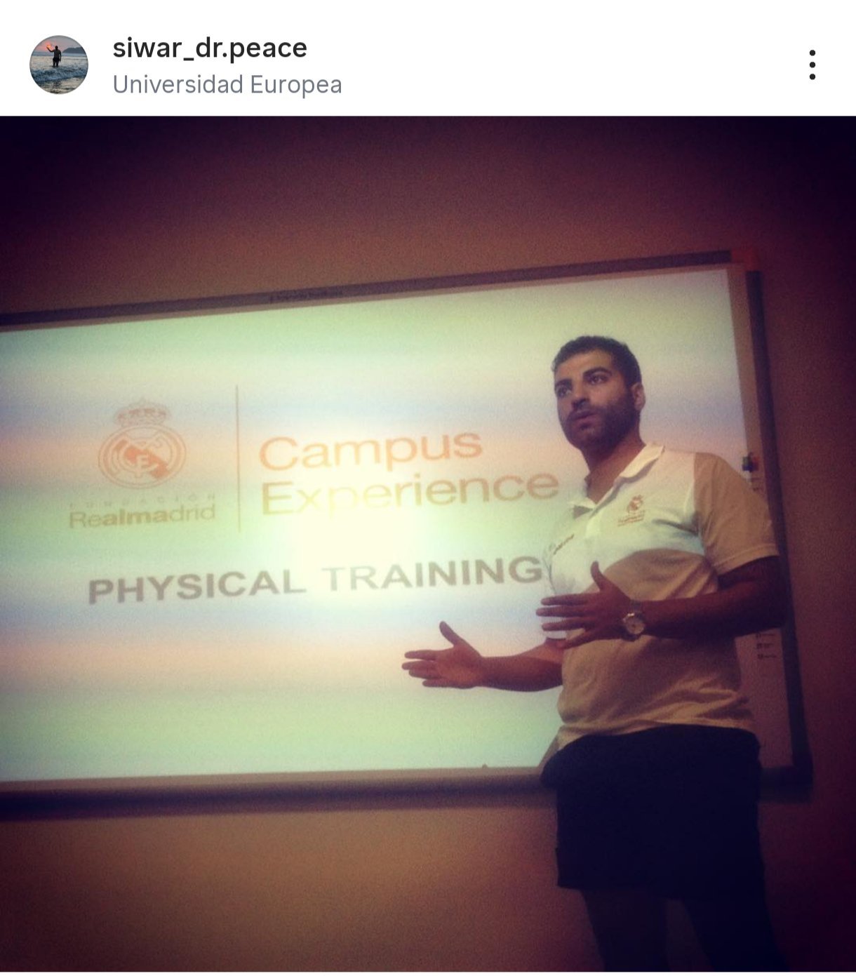 MSc. Siwar Ala — Real Madrid Campus Experience, Physical Training Specialist